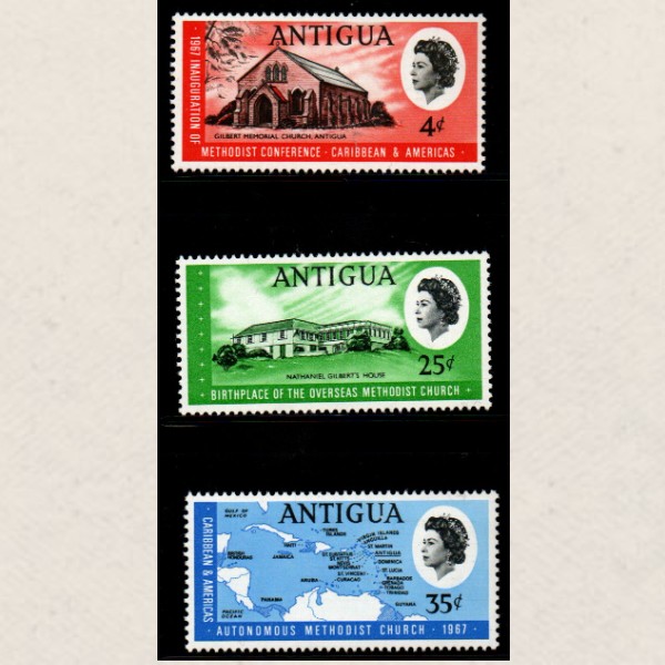 Antigua - Scott # 190-92 VF MNH