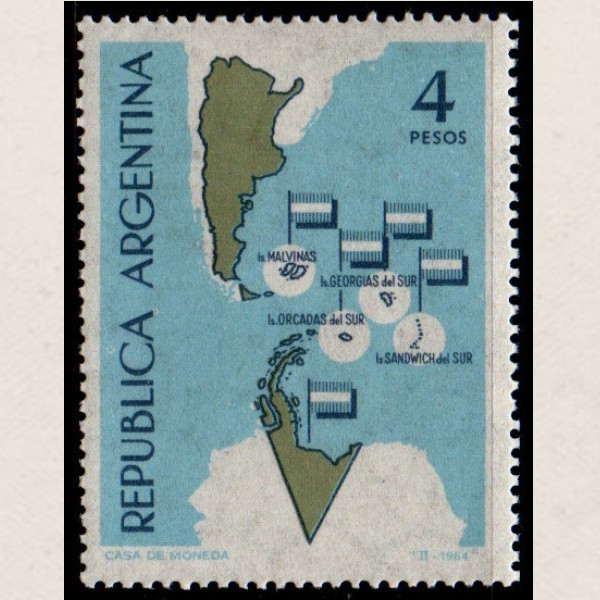 Argentina - Scott # 758 VF MNH